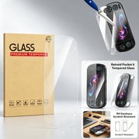 Tempered Glass Screen Protector Film for Retroid Pocket 6 Screen Protector AntiScratch Protective Film for Handheld Game Console