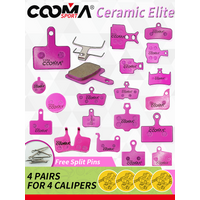 4 Pairs 8 sztuk ceramiczne klocki hamulcowe rowerowe dla SRAM Avid Shimano Magura Hayes formuła nadzieja ZOOM JAK zacisk rowerowy