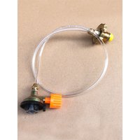 Flat Cylinder Tank Coupler Portable Small Propane Bottle/Tank Refill Adapter Propane Tank Filler for Outdoor Gas Stove