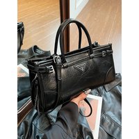 Luxury Soft Leather Tote Bag Large Capacity Commuter Bag Women's Handbag Motorcycle Shoulder Crossbody Bag Leather Goods