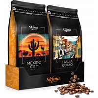 Kawa ziarnista 2X1kg ITALIA COMO/MEXICO CITY Świeża do ekspresu + GRATIS