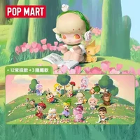 POP MART Hand In Hand Series Blind Box Toys Kawaii Anime Action Figure Cartoon Model Home Decor Desktop Dolls Girls Gift