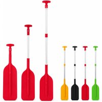 Telescopic Paddle Collapsible Adjustable Portable Aluminum Oar Safety Boat Accessories Kayak Paddle For Adult And Children