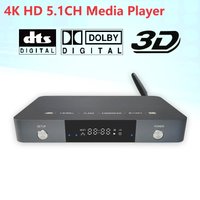 HDMI-compatible 2.0 Internet Play Box Media Player RJ45 DTS AC3 5.1 Audio Decoder Converter Toslink SPDIF Extractor KVM USB