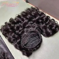 Body Wave Halbperücken aus Echthaar für Damen, sofort tragbar, 3-in-1-Halbperücke mit Kordelzug, 210-Dichte, Halbperücken, Vollmaschinen-Haarbandperücke, brasilianisches Haar
