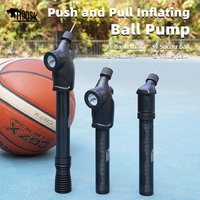Tigerisk Ball Pump Dual Action Hand Pump Inflator Portable Basketball Pump Football Volleyball Pump With Ball Needle