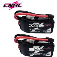2pcs CNHL 3S Lipo Battery 40C 2200 mAh 11.1 V Short with Deans T XT60 Plug for RC Car Drone Aircraft Quadcopter Helicopter FPV
