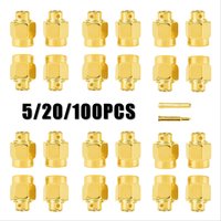 1000V 6GHz SMA Male RF Coaxial Termination Dummy Load Gold Plated Cap Connectors Accessories 5/20/100PCS