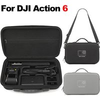 For DJI Osmo Action 6 Handbag Anti-pressure Storage Box Shoulder Bag Hard Shell Carrying Suitcase Camera Accessories