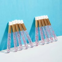 Professional Cleaning Tool 10pcs Crystal Eyelash Extension Cleanser Brushes - Nose Pore Deep Cleaning Brush,No Battery Required