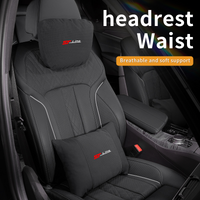 Car Headrest Neck Support Seat Lumbar Cushion Neck Pillow For Ford ST-line Focus Mondeo Kuga Edge Puma Ranger Explorer Raptor