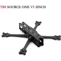 Original TBS SOURCE ONE V5 Wide-stance X Carbon Fiber 5inch FPV Frame Kits for FPV Freestyle 5 inch 7 inch