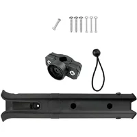 Portable Adjustable Spinning Plastic Fishing Rod Holder Rack Bracket Boat Marine Yacht Kayak Fishing Pole Holder with Tube Clamp