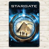 e1,Stargate Movie Metal Poster Tin Sign - 20x30cm Plate