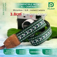 3.8cm Vintage Woven Camera Shoulder Strap for Fuji XT30 X-S10 XE4 XT5 Leica M11 Sony ZV-E10 A6400 A7C Canon R50 R6 Nikon Z30 Zfc