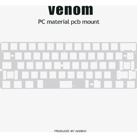 Venom60 Magnetic Switch Keyboard Positioning Plate Customized PP PC Carbon Fiber Aluminum Board for Keyboard Accessories Gifts