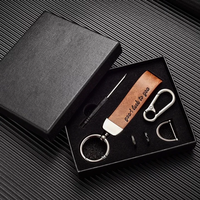 Laser Custom LOGO Vintage Discolored Leather Keychain For men women Engraved Car Key Chains holders Personalize company Keyring