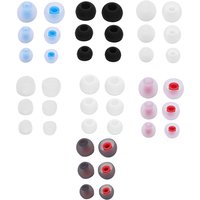 3 Pairs(6pcs)L M S In Ear Tips Comfortable Silicone Earbuds Earphone Eartips Replacement Ear Bud Tips for KZ LZ A4 DZ9 Earphones