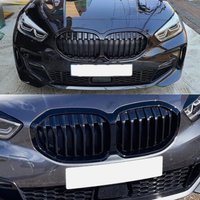 Frontgrill für BMW 1er F40 116i 118d 120d 128ti M135i Mittlerer Nierengrill im Diamant-Stil 2019 2020 2021 2022-UP