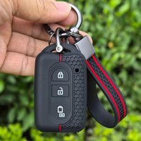 For Nissan Micra K12 Silicone Car Key Case Cover Protector Fob for Nissan Badge Juke Duke Xtrail X-Trail T31 Qashqai Key Shell
