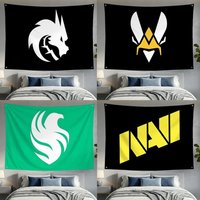 Flags Lightweight no edging four rings hanging for indoor and outdoor decor cs2 team logo