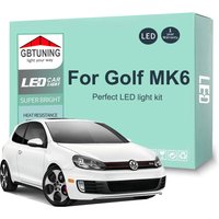14Pcs Canbus LED Interior Light Bulb Kit For VW Volkswagen Golf MK6 6 VI GTI 2009 2010 2011 2012 2013 Car Reading Trunk Lamp