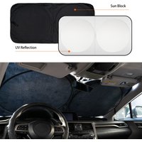 63''x34'' Foldable Large Car Sun Shade Windscreen Visor UV Block Cover Truck Van