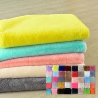 10 mm Encryption Imitation Rex Plush Toy Fabric for Handmade DIY Fabrics for Doll Hugging Cloth Sewing Material 50x50cm