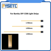 For Bambu COB Light Strip 100mm/200mm/300mm DIY High Brightness Lighting LED Strip for BambuX1/P1/A1 3D Printers