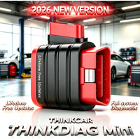 THINKCAR THINKDIAG MINI 2026 Bluetooth OBD2 Scanner Vollsystem-Diagnosegerät für Kraftfahrzeuge, Auto-Fehlercodeleser mit lebenslangen kostenlosen Updates