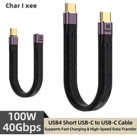 USB C to USB C Cable 40Gbps 100W PD Fast Charging Quick Charge 3.1/4.0 for MacBook Pro Samsung Xiaomi