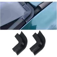Customization 2PCS High-Quality ABS Material Rear Window Seal Corners Black For BMW E36 Sedan 3 Series E36 Sedan/Saloon Models