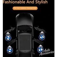 2pcs Car Welcome Lamp LED Wireless HD Projector Light For BMW X1 X2 X3 MINI M Sport E90 E60 F18 E46 F30 F20 M5 M3 E87 M4 Sticker