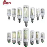 E27 LED Lamp AC 220V 230V Corn Lamp 24 36 48 56 69 72leds Lampada Led Bulb SMD5730 Led Lamp Light E14 Chandelier Lighting 240V