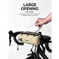 AliExpress NONE Bicycle first bag, cylindrical large capacity highway mountain bike crossbeam bag, portable and crossbody riding storage bag wit