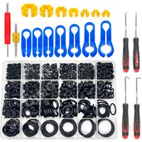 1020/200pcs Rubber O Ring for Car Air Conditioning Sealing Washers O-ring for Hydraulic Automotive Plumbing Faucet Seal Repair
