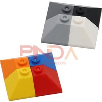 Moc Building Block 3045 10pcs Corner Slope Building Block Color Accessories Compatible DIY Children Toys Assembly Gift Box