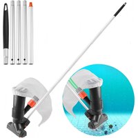 Swimming Pool Cleaning Kit Pool Bottom Cleaner & Skimmer Net Multifunctional Outdoor Pool Maintenance Tools Set