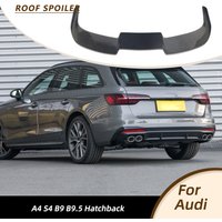 Car Rear Racing Spoiler Roof Wing for Audi A4 S4 B9 B9.5 Avant 2016-2025 Car Rear Trunk Boot Wing Racing Body Kits Carbon Fiber