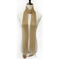 Fashion Shiny Necklace For Women Lace Tassel Nightclub Party Evening Dress Scarf Bright Silk Gold Silver Sunscreen Shawl