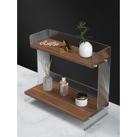 Bathroom Vanity Shelf Cosmetics Shelf Bathroom Vanity Skincare Desktop Storage Box Bathroom Organizer