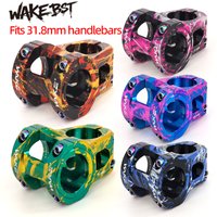 AliExpress wake Wake MTB Power Stem Road Bike Mountain Bicycle Bridge Short Power 31.8*28.6*35mm Road Handlebar Table Stem Riser Cycling