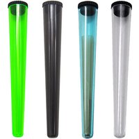 Transparent Conical Pill Storage Tube Portable Travel Medicine Box Plastic Organizer