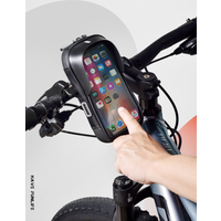 AliExpress NONE DeepSpace Mountain & Road Bike EVA Hardshell Handlebar Bag & Front Beam Phone Pouch - Versatile Outdoor Cycling Gear