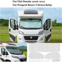 Internal Thermal Blinds 7 Layers Cover Windscreen For Fiat Ducato 2006 2022 For Peugeot Boxer/Citroen Relay Windshield Sunshades
