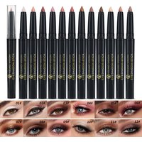 YOUNG VISION 12 Color Eyeshadow Stick Waterproof Pearl Shimmer cream formula easy to color fine and smooth Woman makeup
