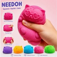 NeeDoh Fuzz Ball Cat Series Desktop Decoration Stress Relieving Toy Fun Soft Pressure Ball