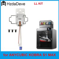 0.25 0.4 0.6 0.8MM Integrated Hardened Steel Nozzles and Heating Assembly Kit for Kobra S1 MAX Combo High Speed Nozzle