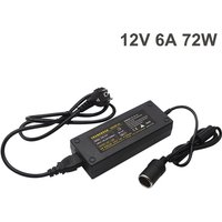 Auto-Netzteil, Zigarettenanzünder-Konverter, Stromwandlung von Wechselstrom zu 110 V/220 V auf 12 V, 6 A, Netzteil, Feuerzeug