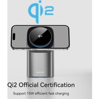 Qi2 Magnetic Wireless Charger Fast Charger 3-in-1 Intelligent Fast Charging 15W for IPhone 12/13/14/15/16 for Iwatch & AirPods